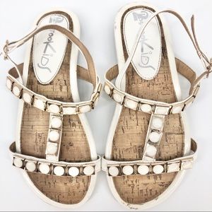 MeToo Kids White Spring Easter Sandals Size 13